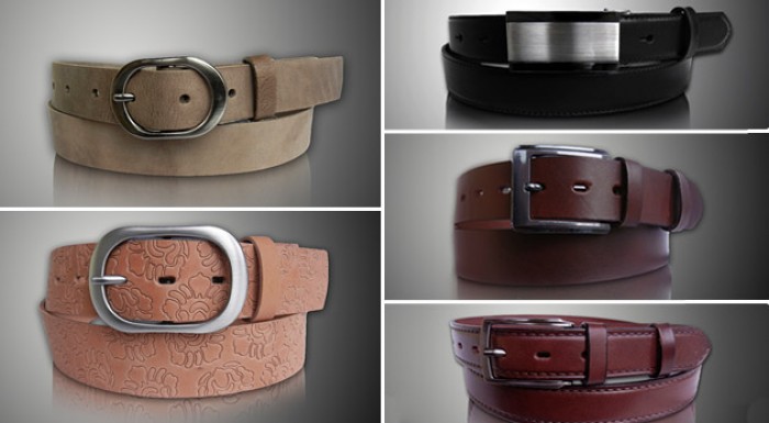 Kvalitné kožené dámske a pánske opasky.