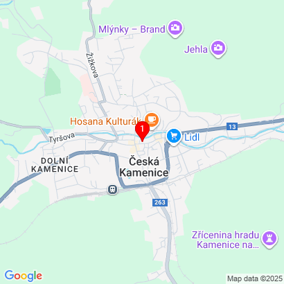 Nám. Míru 208,Česká Kamenice,40721