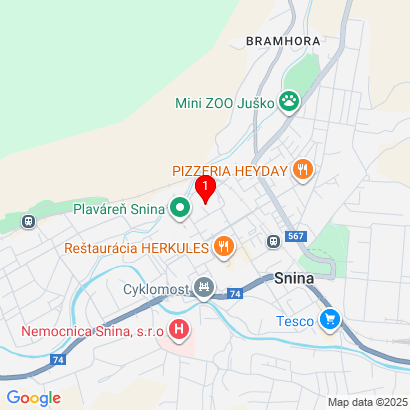 Kukučínová 2040/1,Snina,069 01