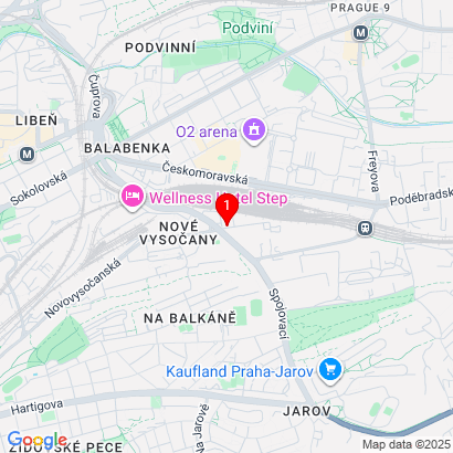 Novovysočanská 163/25,Praha 9,190 00